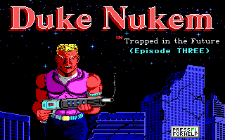 Duke Nukum - If he's really that trapped, he should press F1.