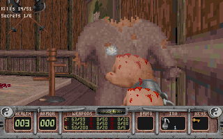 Shadow Warrior - Beating the stuffing out of wooden puppets.